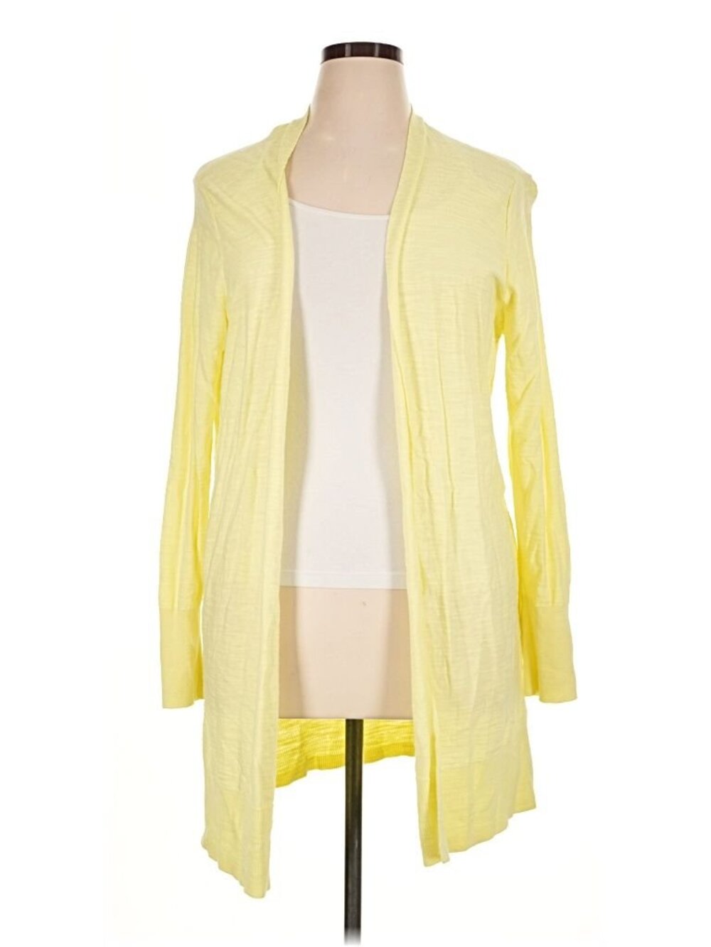 Ann Taylor LOFT Yellow Cardigan XL